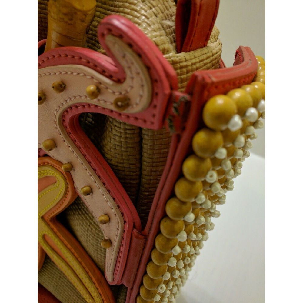 Michael Simon Sea Star Beaded Bag Purse Satchel - Picture 9 of 9